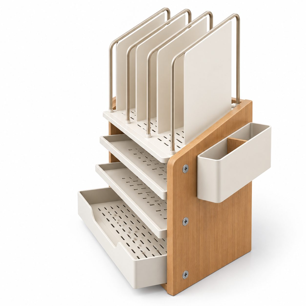 Desktop File and Supply Organizer GALLARY I AGE 1 (2) Antovo Desktop File and Supply Organizer Description: - Image 1