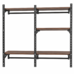 Antovo Expandable Closet Shelf and Rail Kit - Image 3