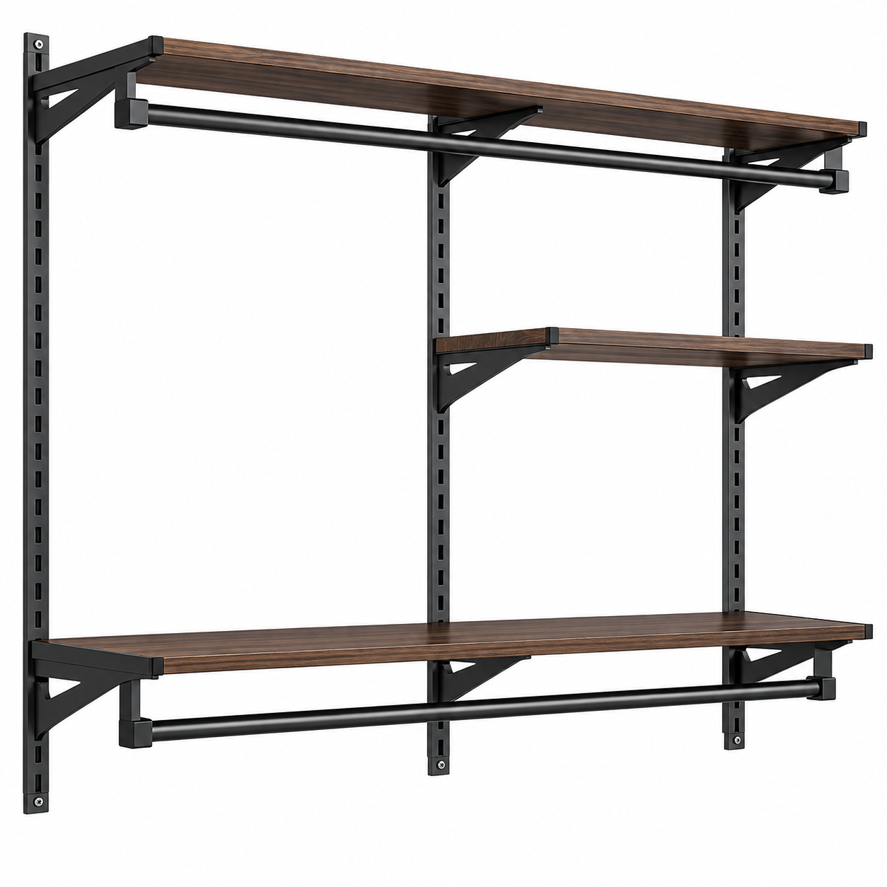 Expandable Closet Shelf and Rail Kit Antovo Expandable Closet Shelf and Rail Kit - Image 1