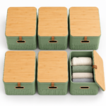 Antovo Foldable Fabric Storage Cubes — 6-Pack - Image 2