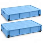 Antovo Low-Profile Under-Bed Storage Drawers — Pair - Image 2