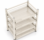 Antovo Four-Tier Pantry Storage Rack - Image 3